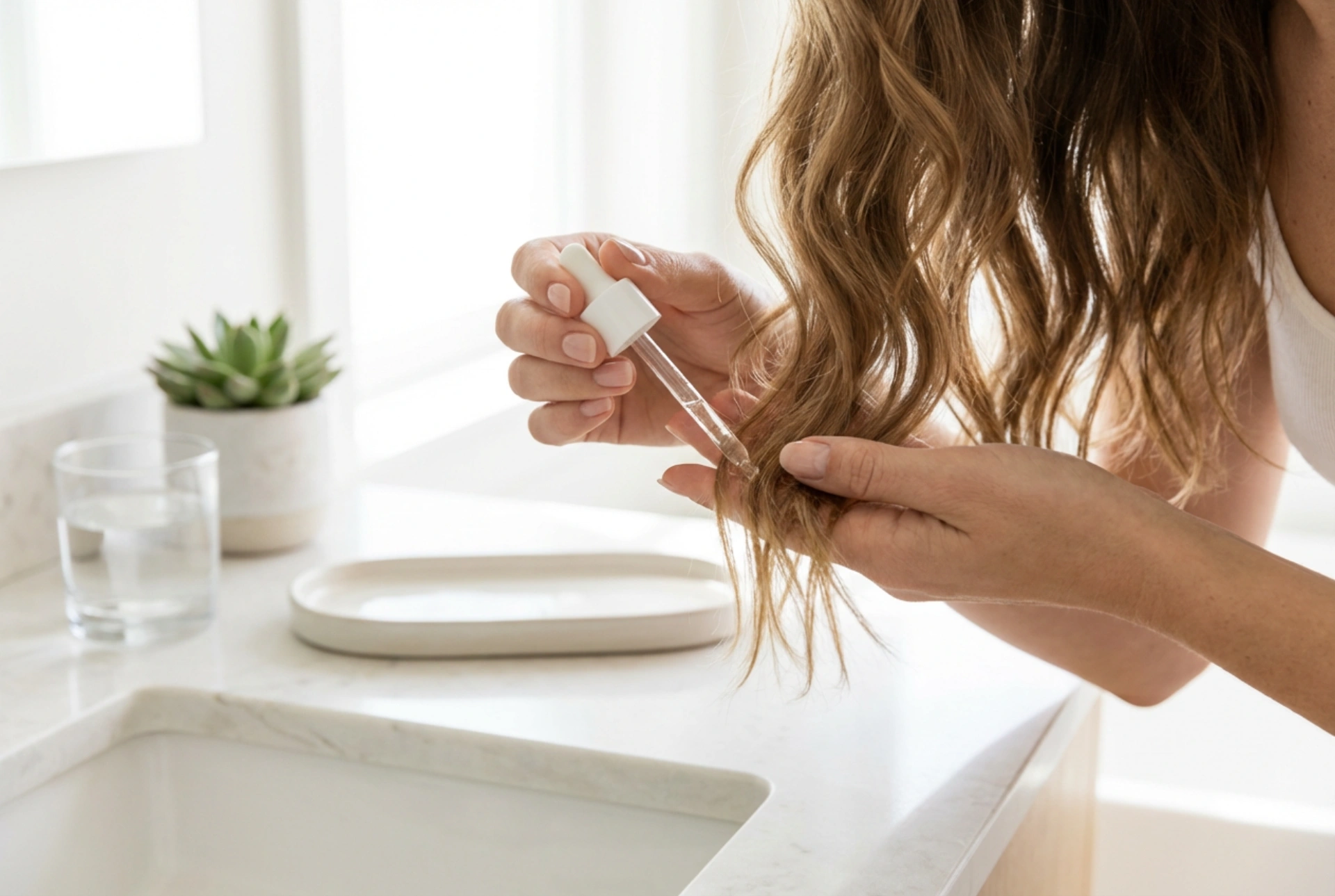 Tepelná ochrana vlasů před stylingem: jak ji aplikovat a kolik použít