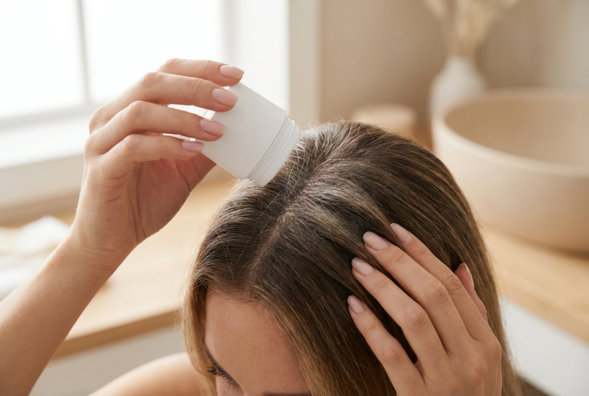 Pudr na objem vlasů: push-up efekt u kořínků ve 3 krocích