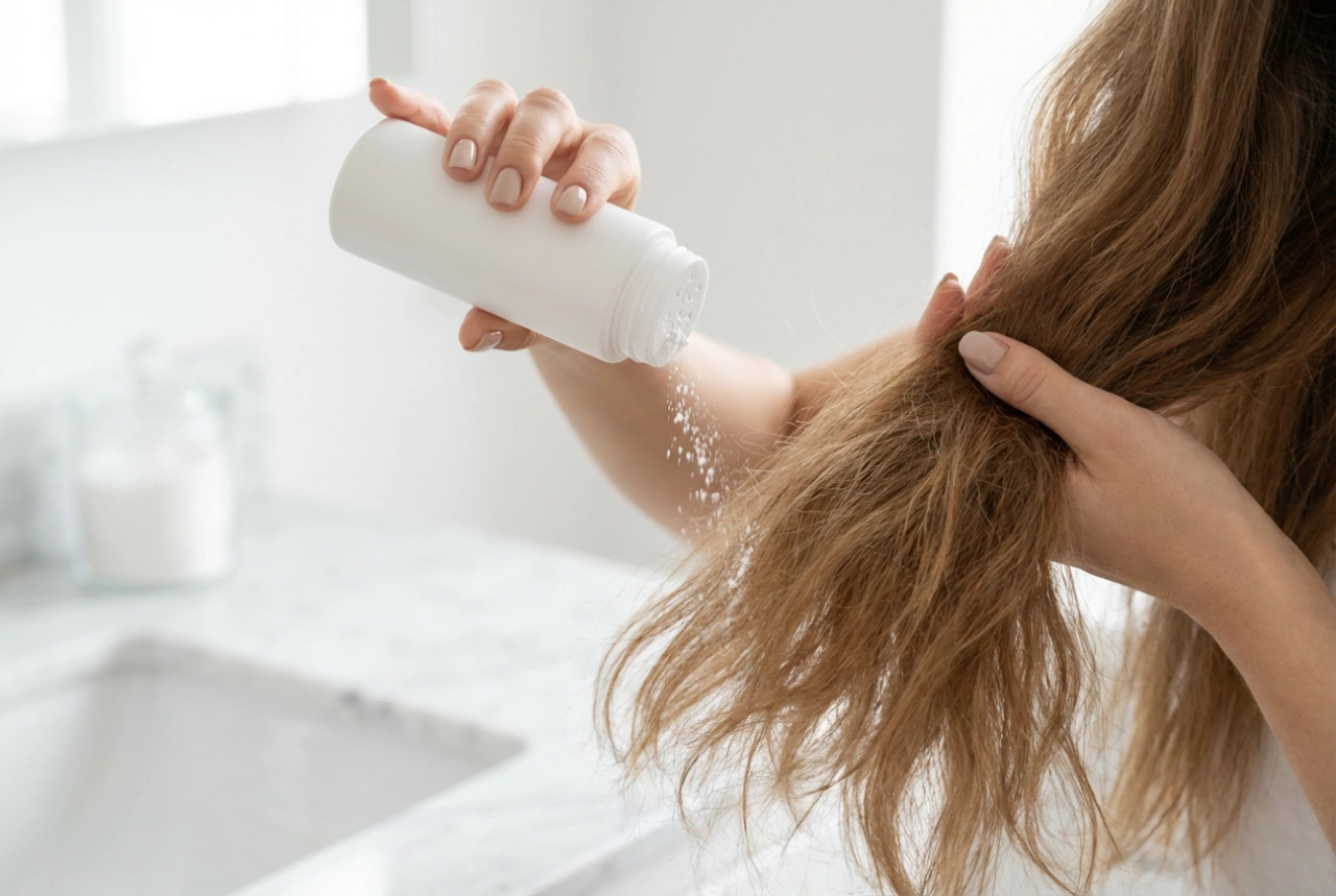 Stylingový pudr na vlasy: Tvorba objemu a textury