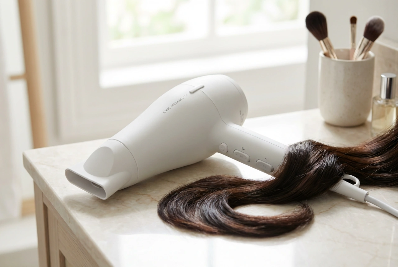 Ionizace ve fénu: co přináší vlasům a jak ji správně používat