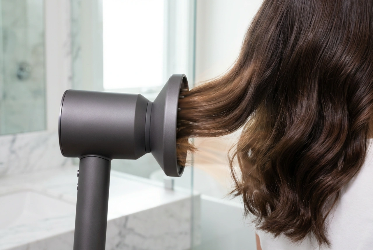 Výkonný fén na vlasy: Rychlé sušení bez přehřívání pramenů