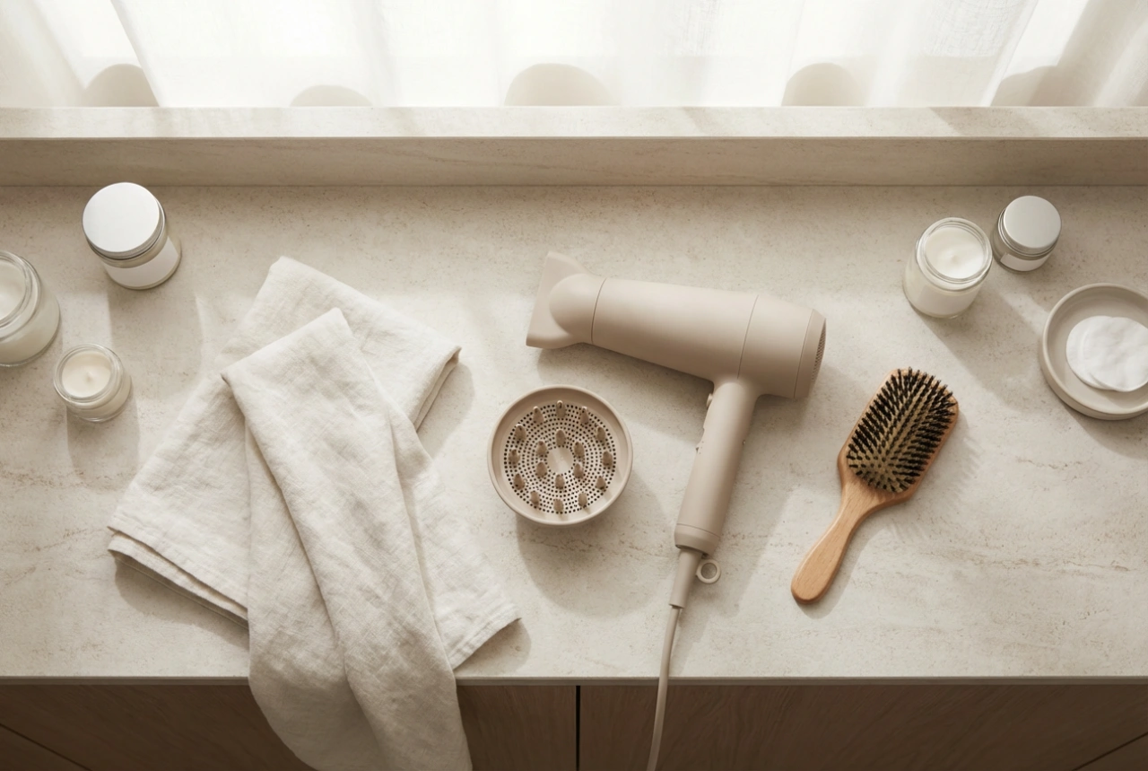 Tichý fén na vlasy: Efektivní vysoušení s menším hlukem