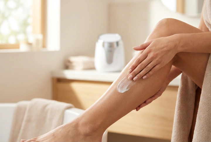 Laserová epilace doma: příprava pokožky, rytmus ošetření a péče