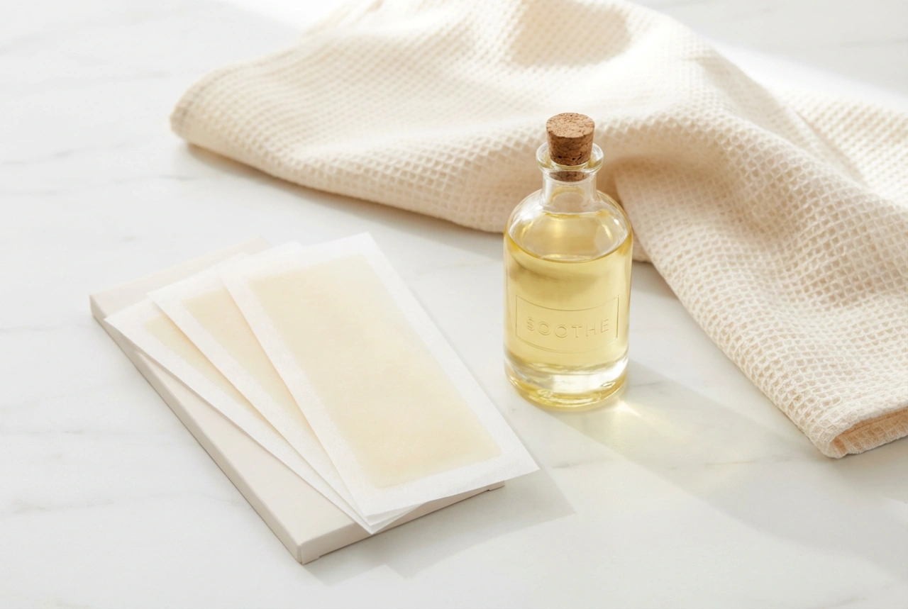 Depilační pásky: zahřátí, nalepení, strhnutí a péče