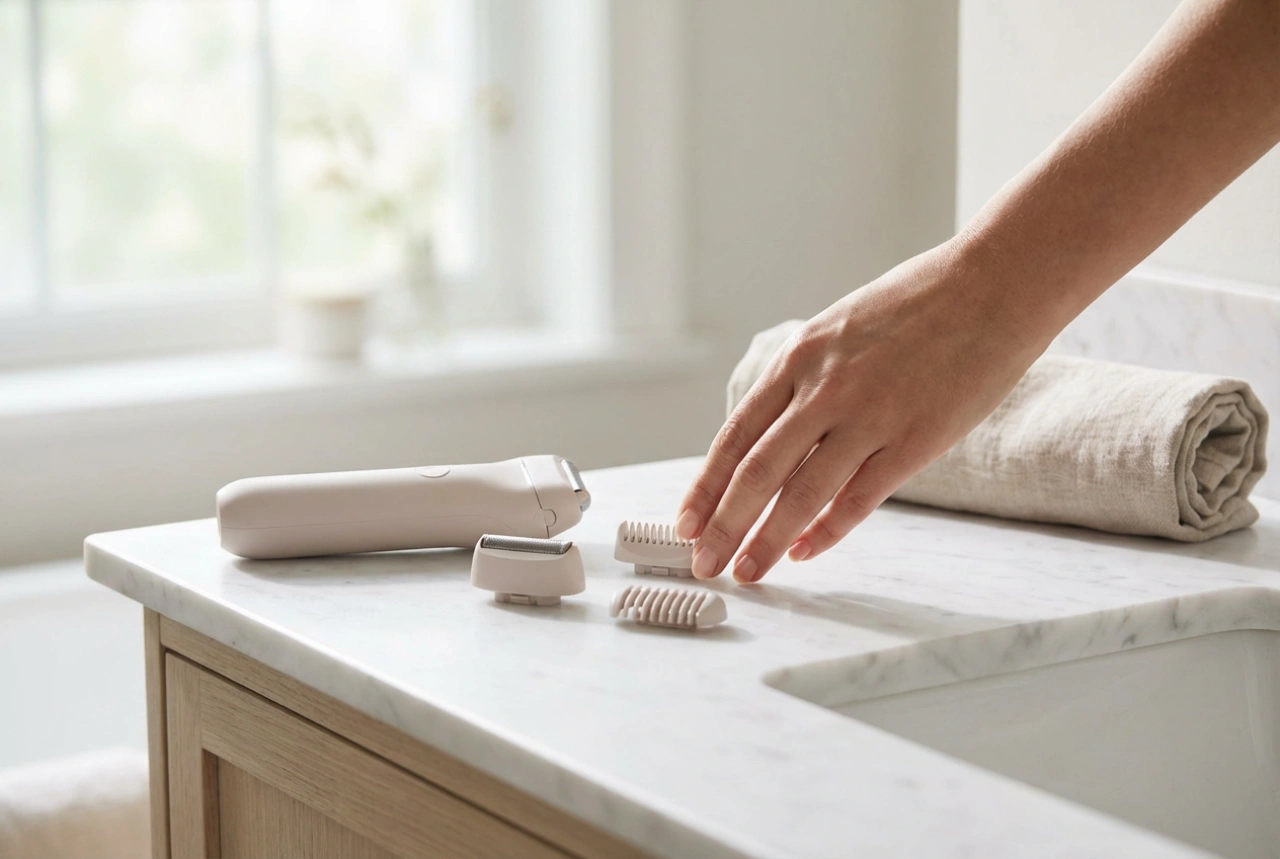 Dámský holicí strojek: jak vybrat nástavce a holit se bez podráždění