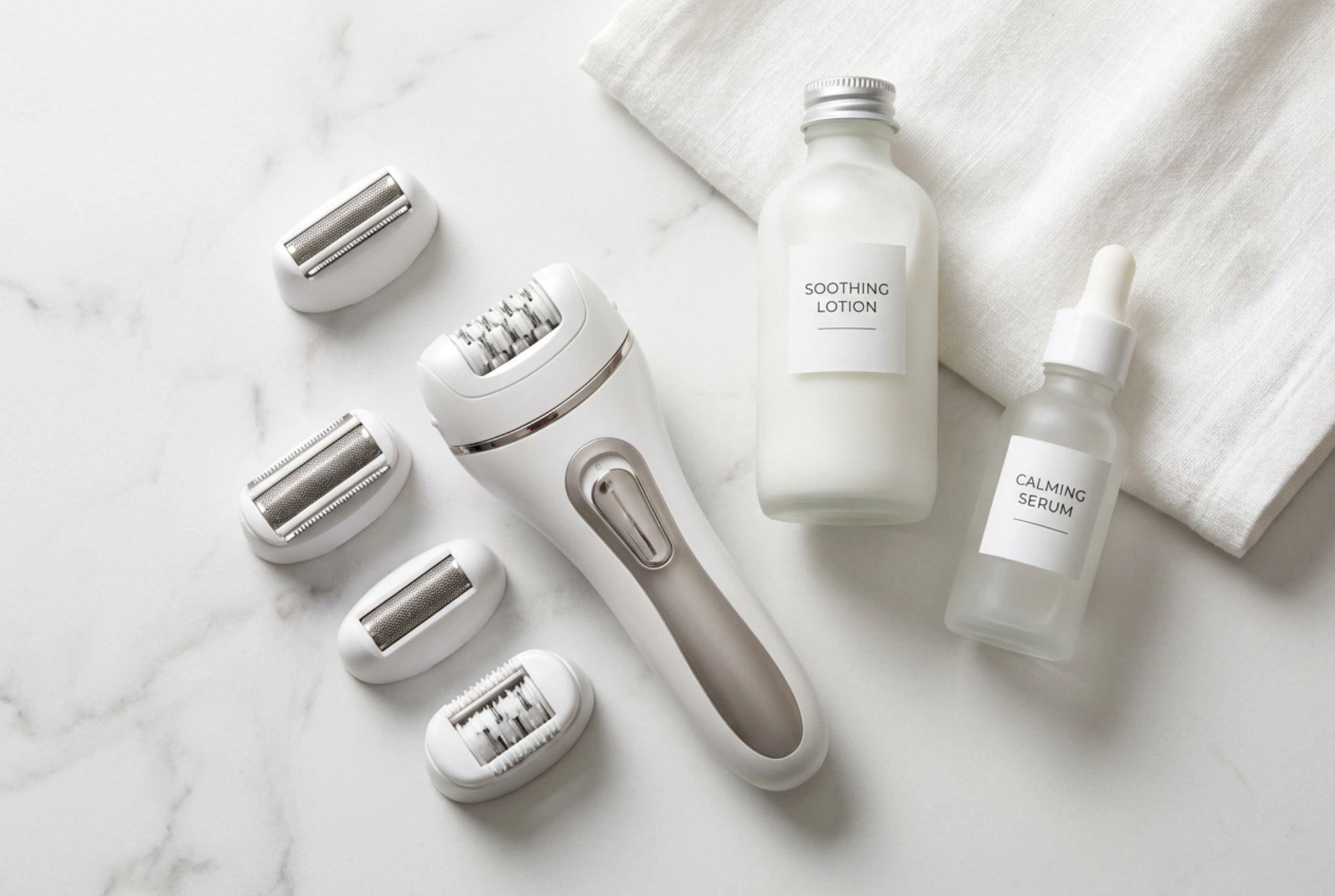 Elektrické epilátory: výběr hlavic, technika použití a péče o pokožku