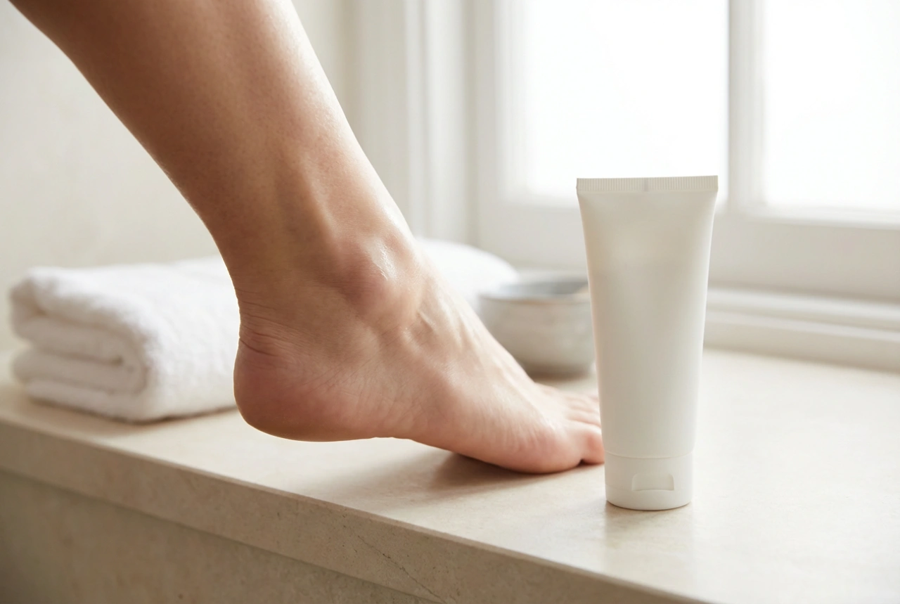 Krém na nohy s 30% močovinou: péče o ztvrdlou kůži na patách