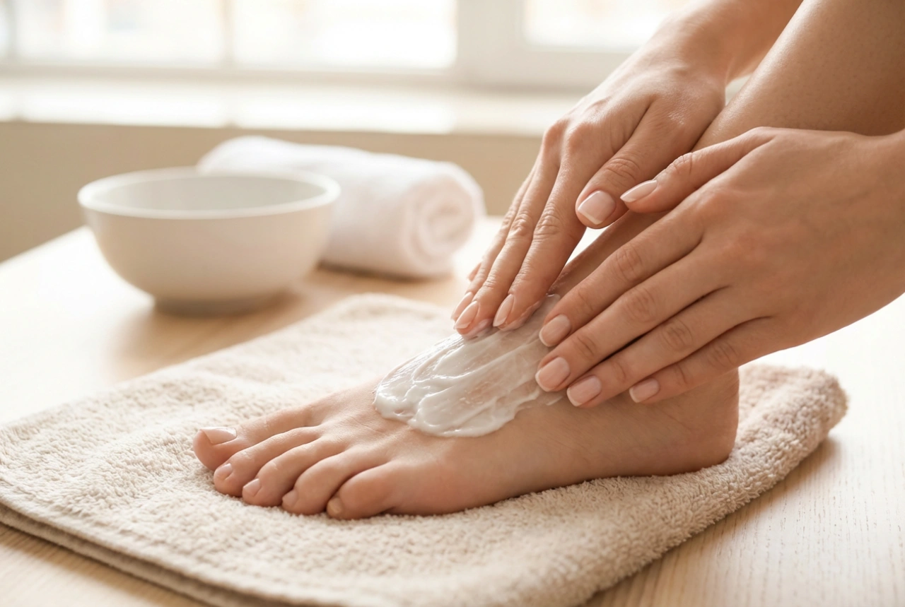 Peeling nohou v pečující rutině: čím, jak a kdy ho provádět