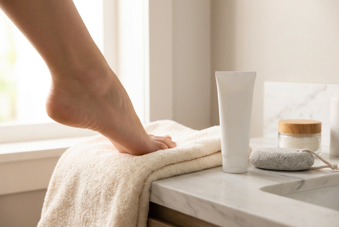 Popraskané paty po létě: rychlá domácí péče