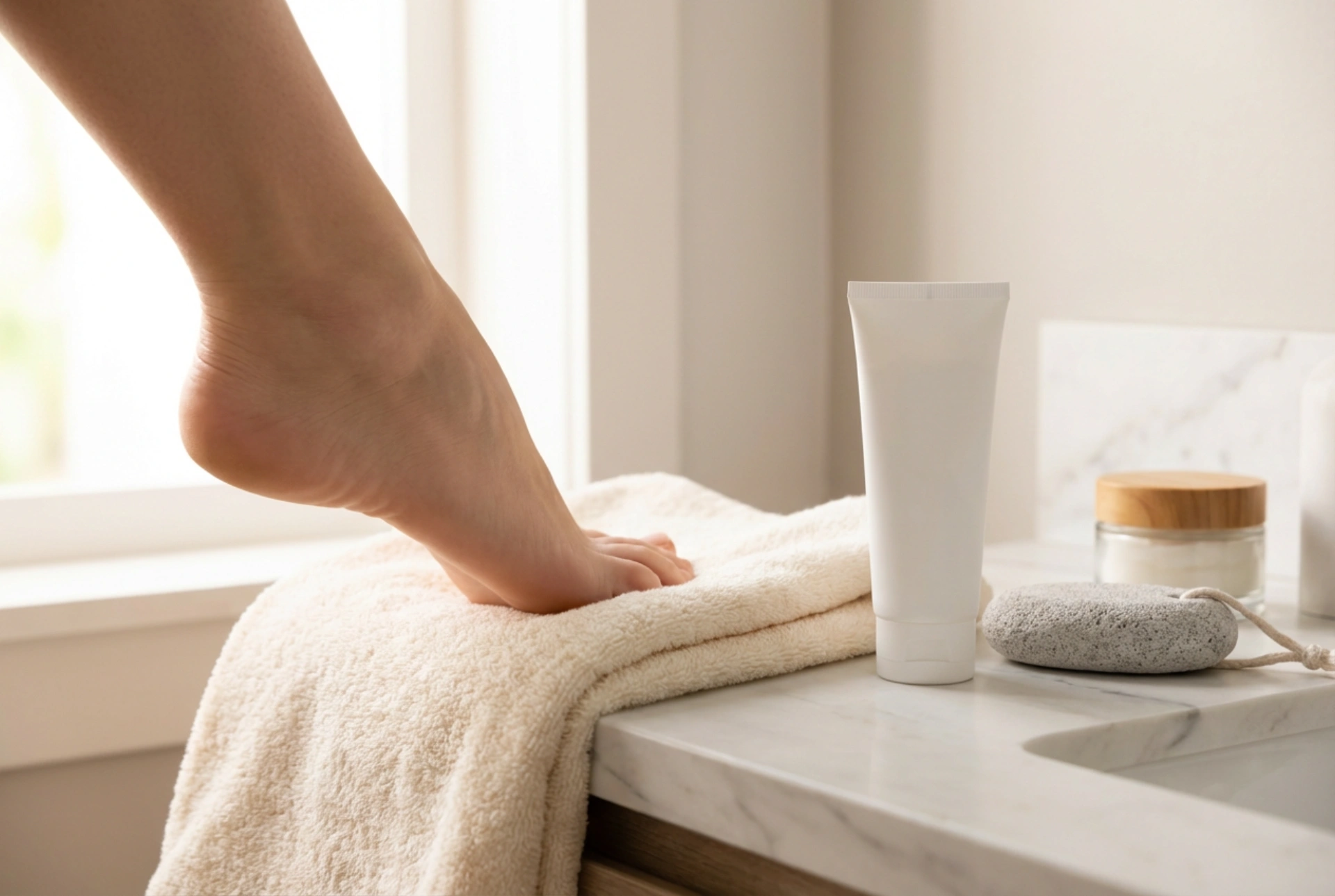 Popraskané paty po létě: rychlá domácí péče