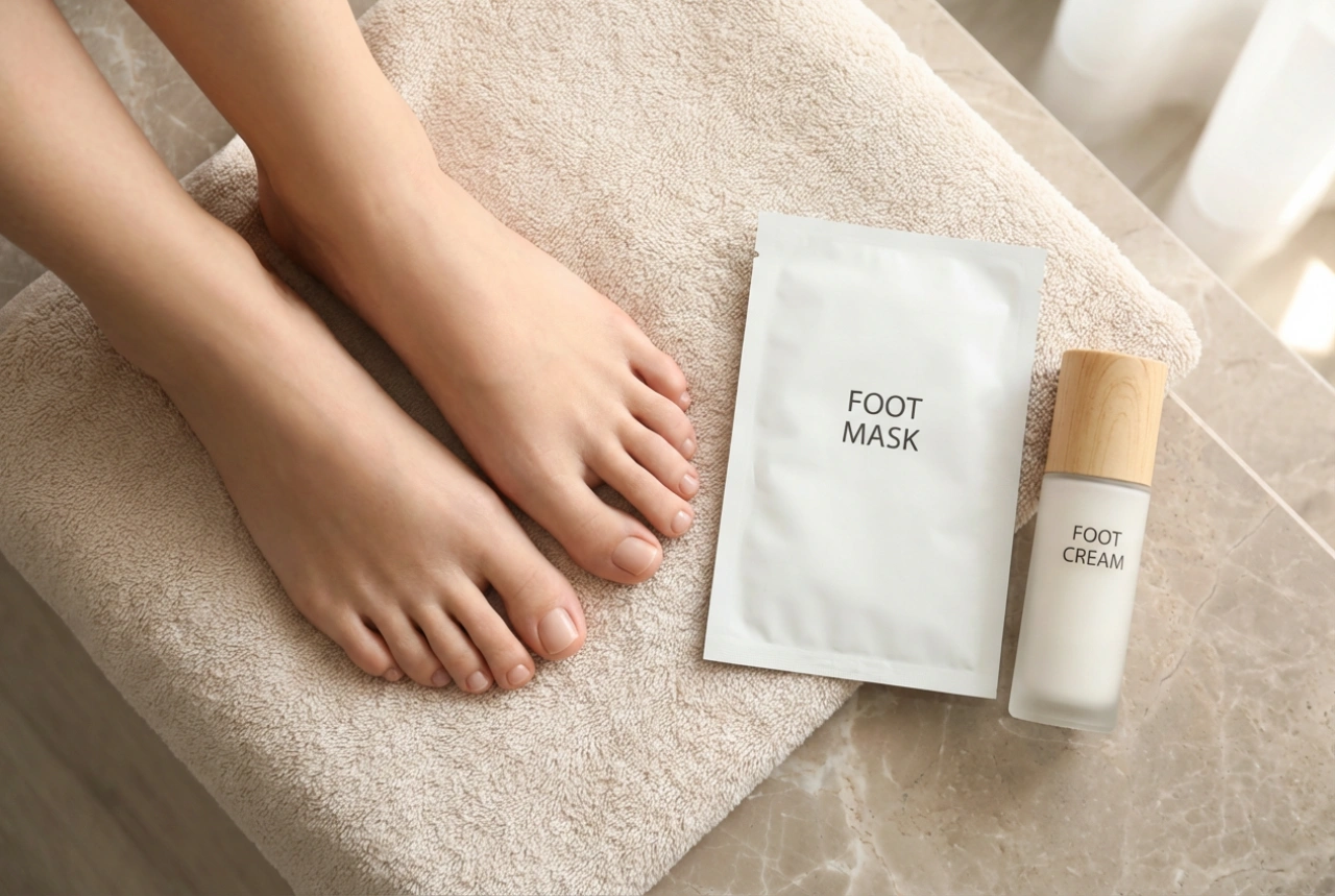 Exfoliační masky na nohy: druhy, doba působení a následná péče