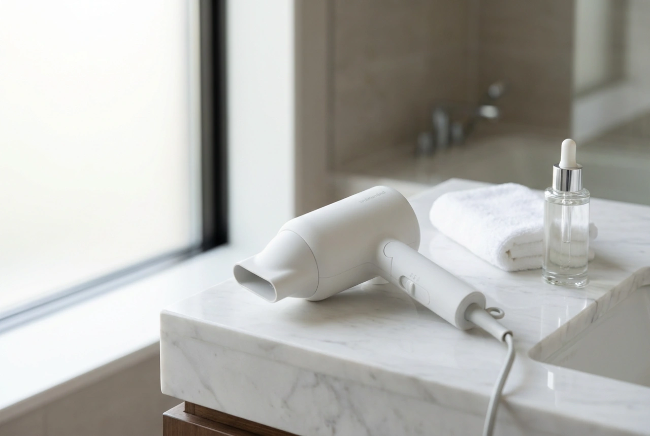 Malý fén na vlasy: chytré sušení na cestách a ochrana pramenů