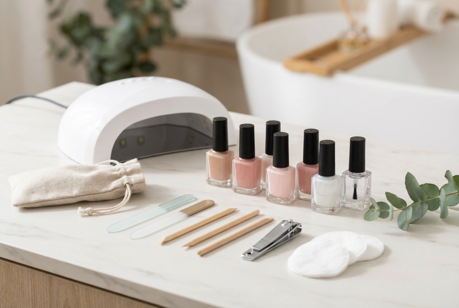 Jak sestavit sadu na hybridní nehty: základy a krok za krokem