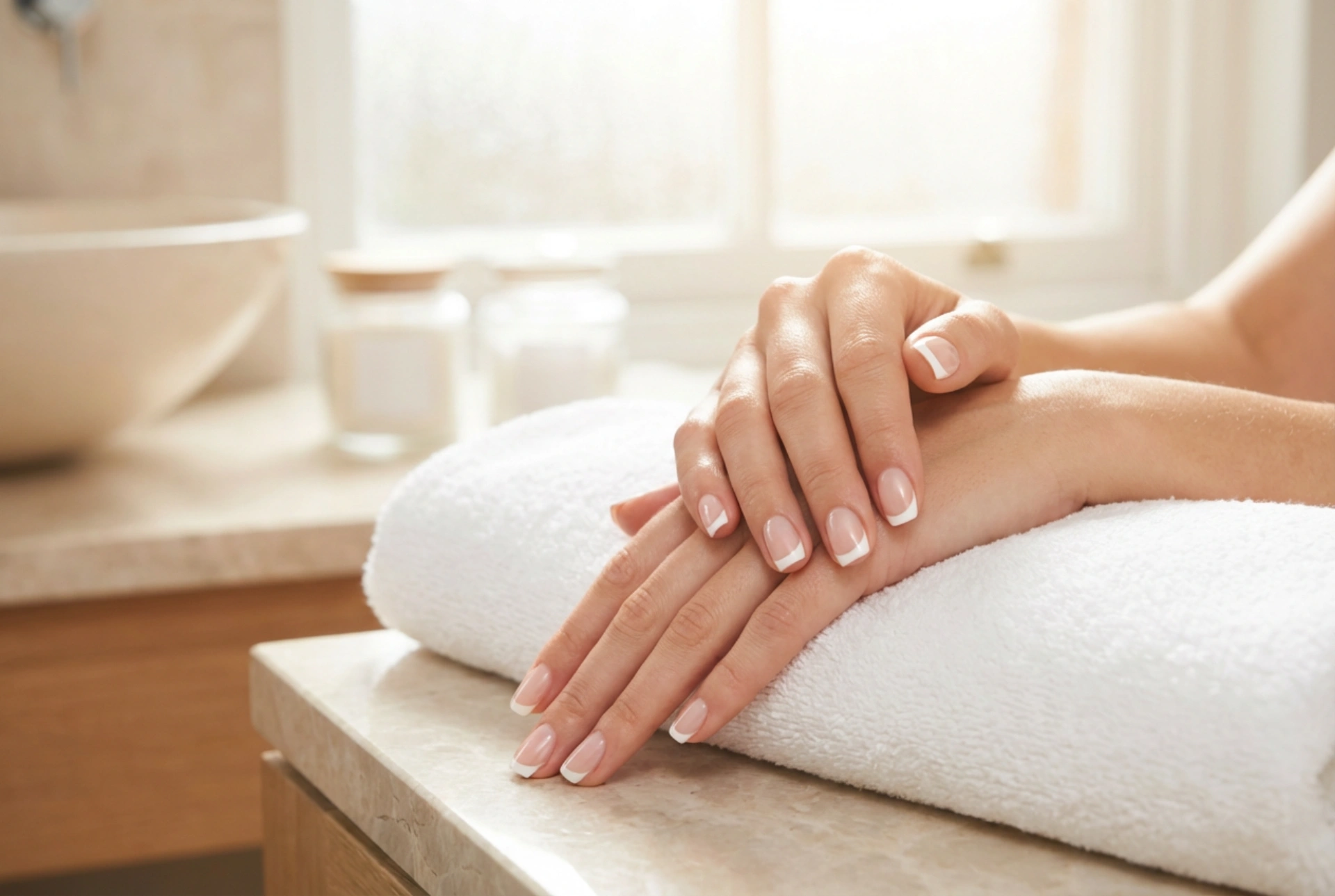 Hybridní francouzská manikúra: Stavba C-oblouku, linie úsměvu a trvanlivost