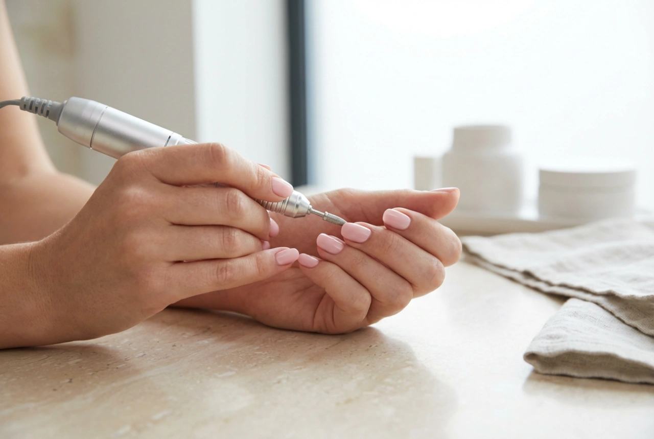 Výkonná bruska na nehty: bezpečné tempo práce a kontrola otáček