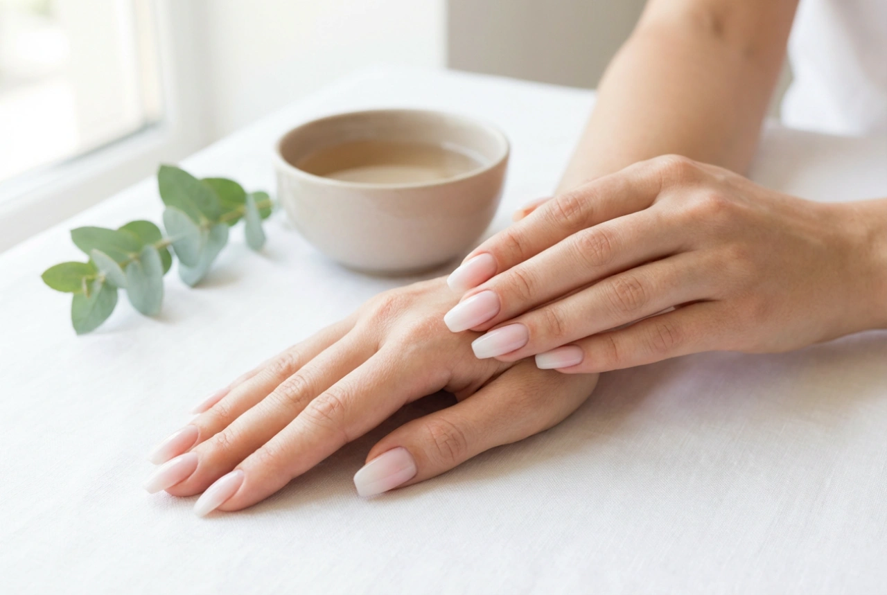 Mléčné ombré na nehtech: jemný efekt baby boomer krok za krokem