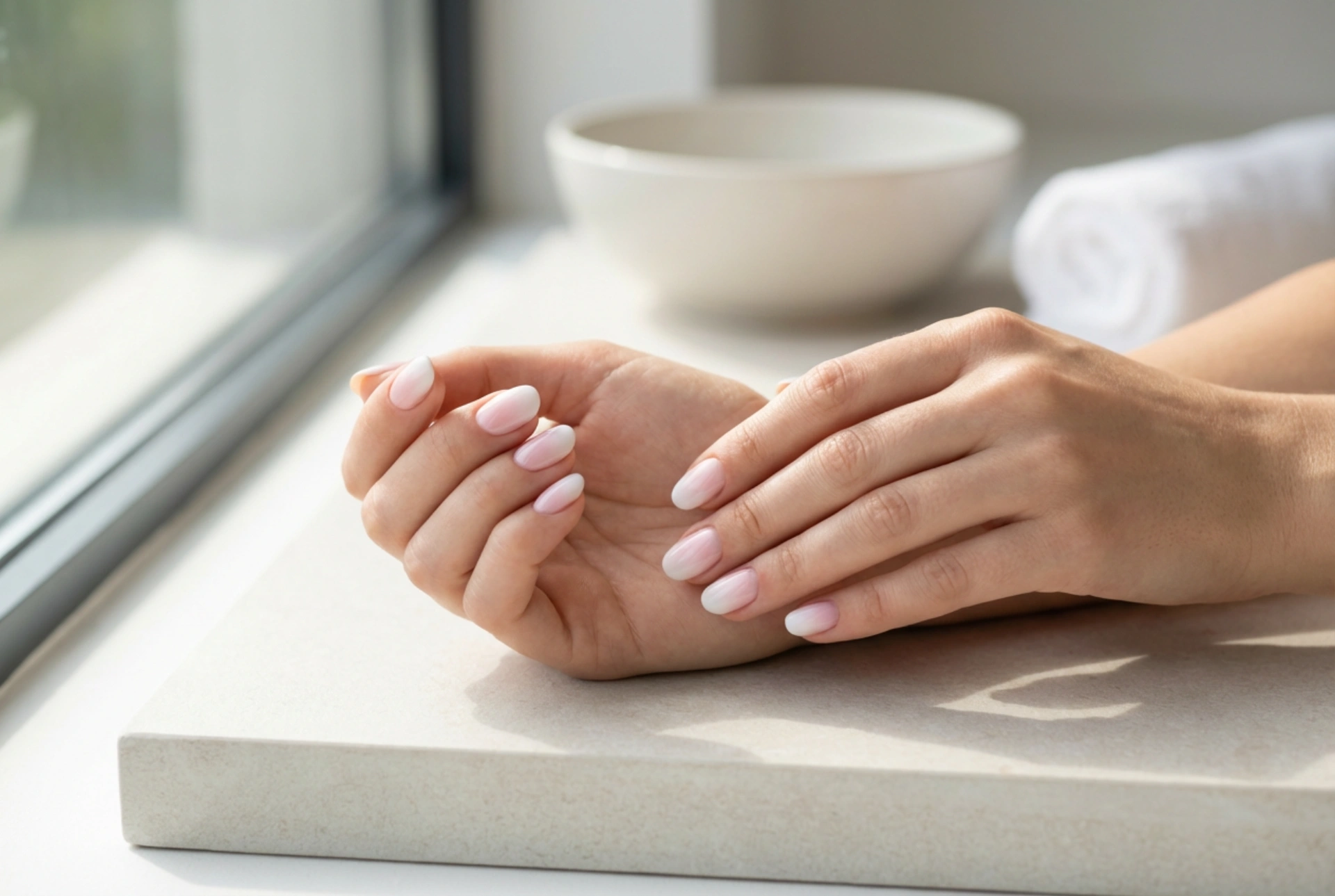 Jak vytvořit bílo-růžové ombre nehty: houbička, stínování a top coat
