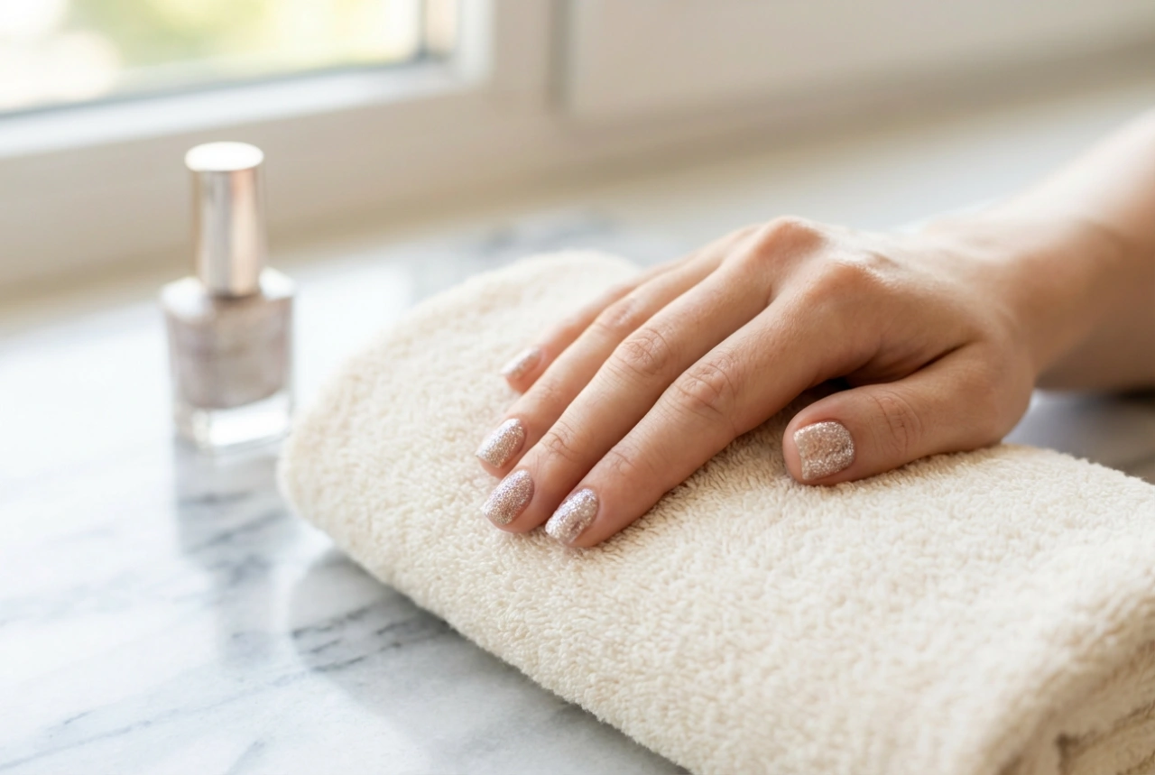 Třpytky v hlavní roli: třpytivé nehty krok za krokem a nejčastější chyby