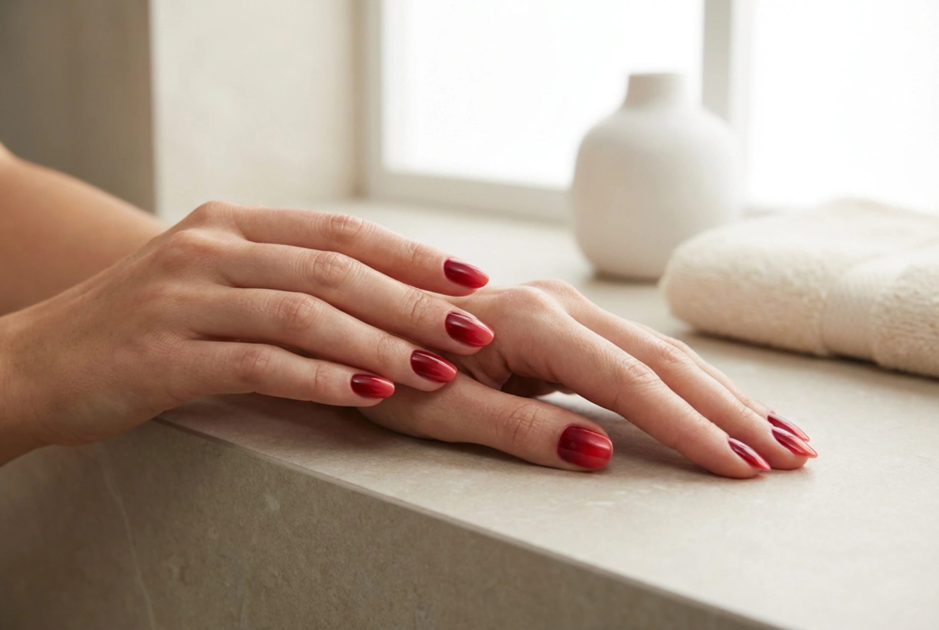 Jak si udělat červené ombré nehty: od báze po top