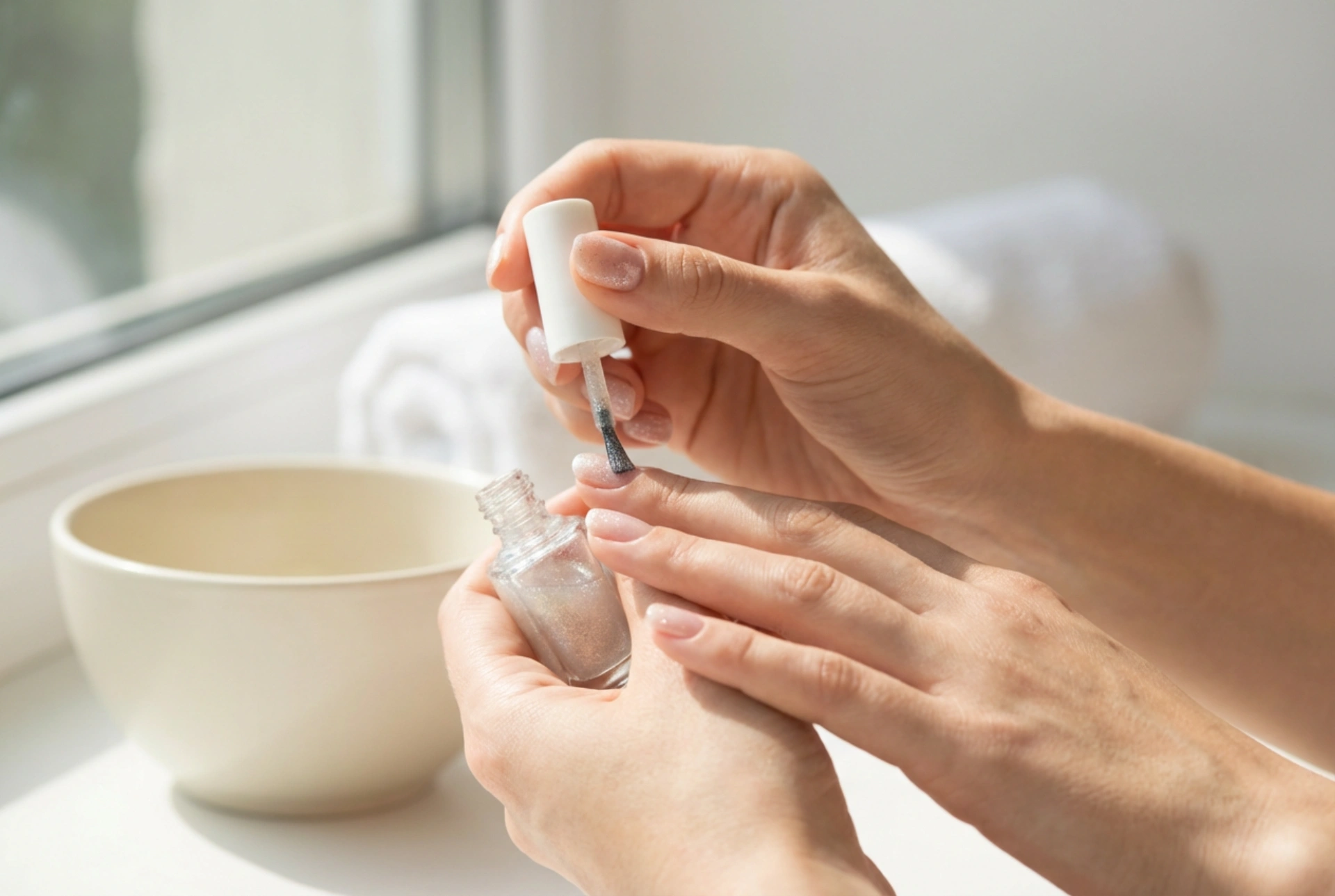 Třpytivý hybridní lak: metody aplikace a osvědčené vrstvení