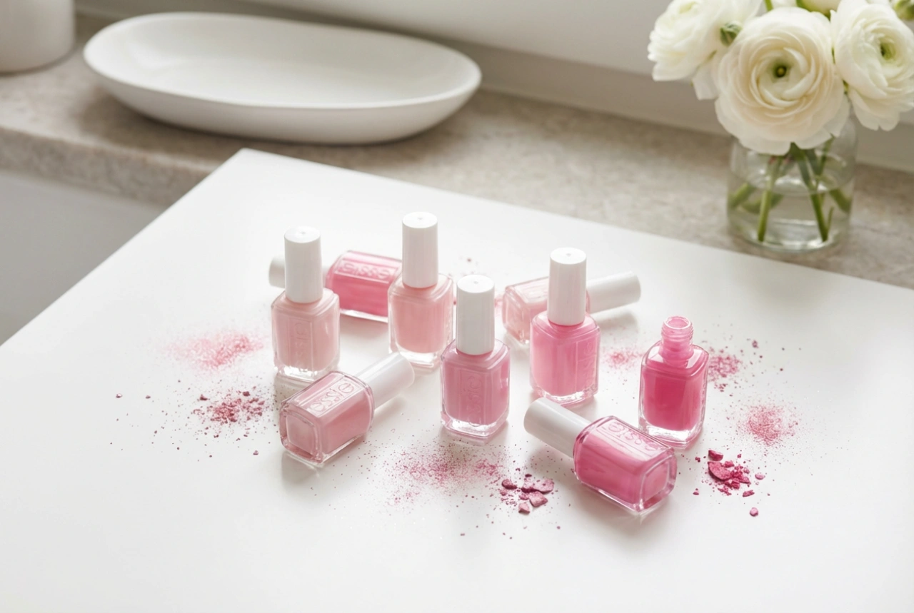Růžový hybridní lak: Odstíny, krytí a elegantní úpravy