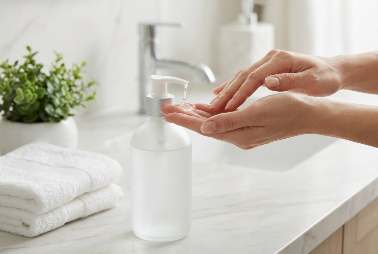 Dezinfekční prostředek na ruce: správná aplikace a bezpečné skladování