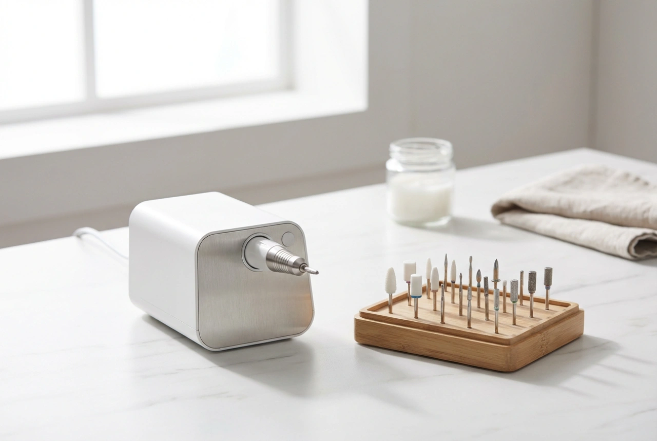 Výkonná frézka na nehty: parametry, typy fréz a bezpečná práce