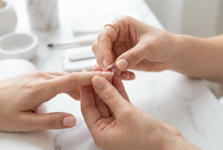 Gelové tipy: příprava ploténky, lepení a modeláž bez vzduchových bublin