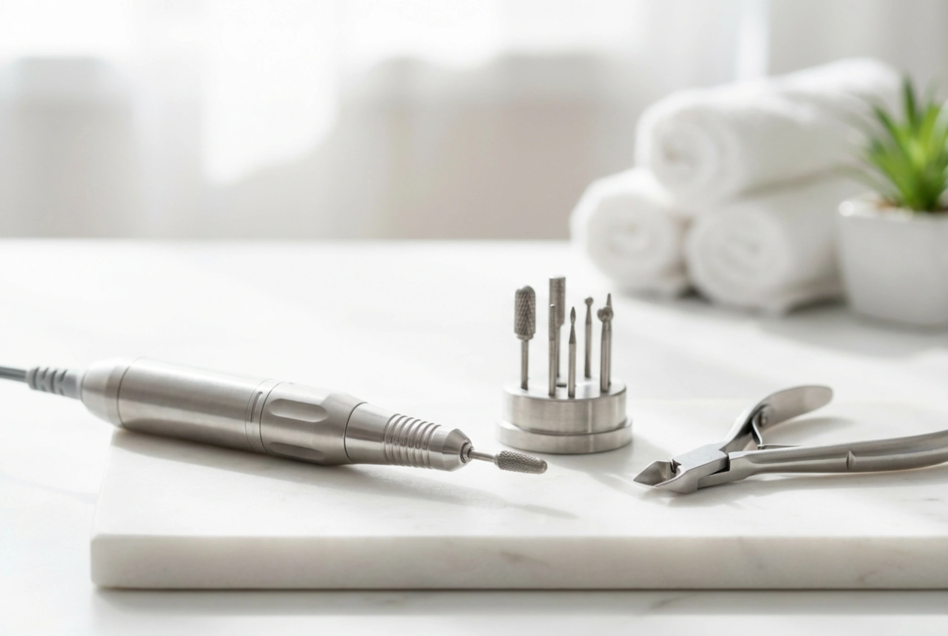 Frézka na pedikúru: ergonomie práce, rychlosti a výběr fréz