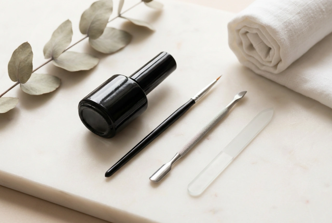 Černé nehty na nohou: jak dosáhnout syté černé a rovných linií