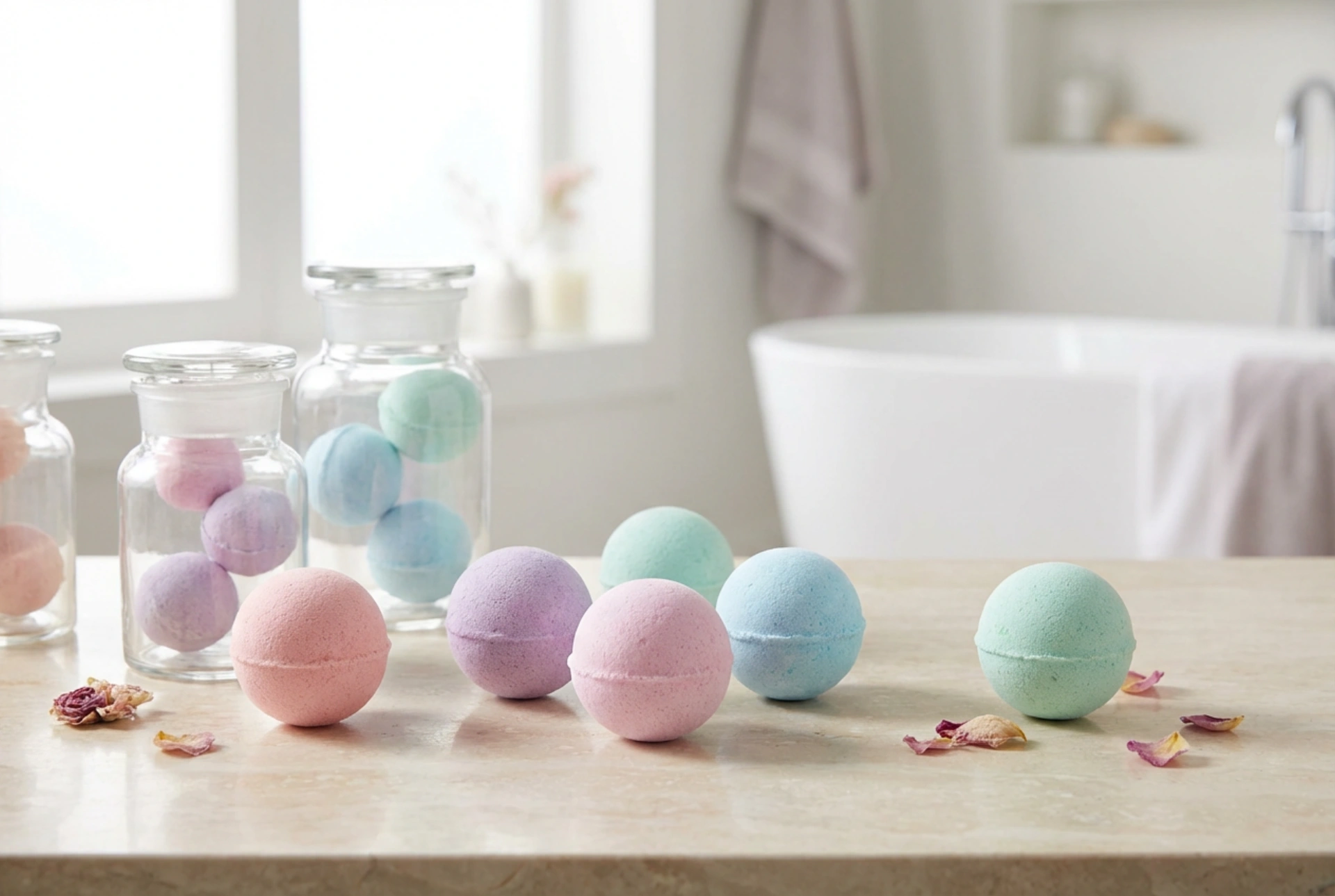 DIY koule do koupele: jak je formovat, sušit a skladovat doma