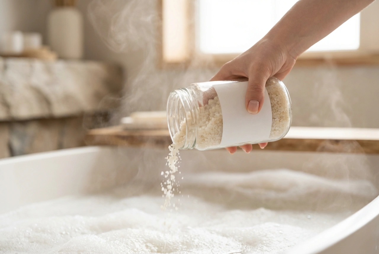 Hořčíková sůl do koupele: relaxační domácí SPA krok za krokem