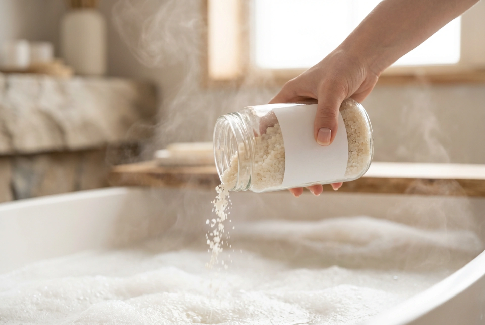 Hořčíková sůl do koupele: relaxační domácí SPA krok za krokem