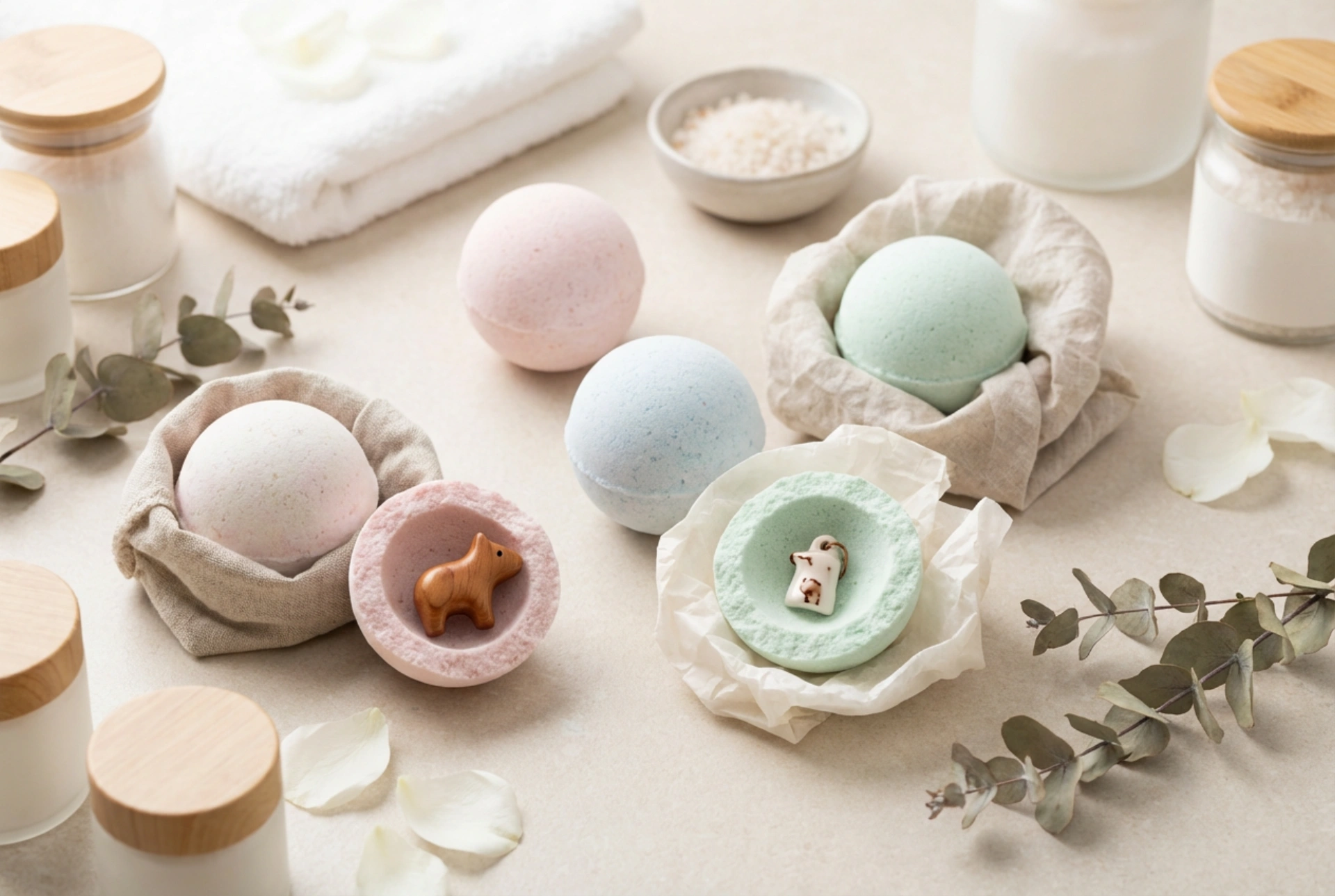 Koupelové bomby s hračkou: Jak skrýt překvapení a jak je zabalit