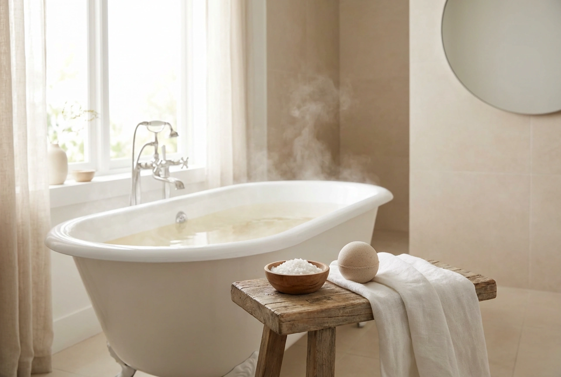 Mořská sůl do koupele: relaxační rituál a péče o tělo