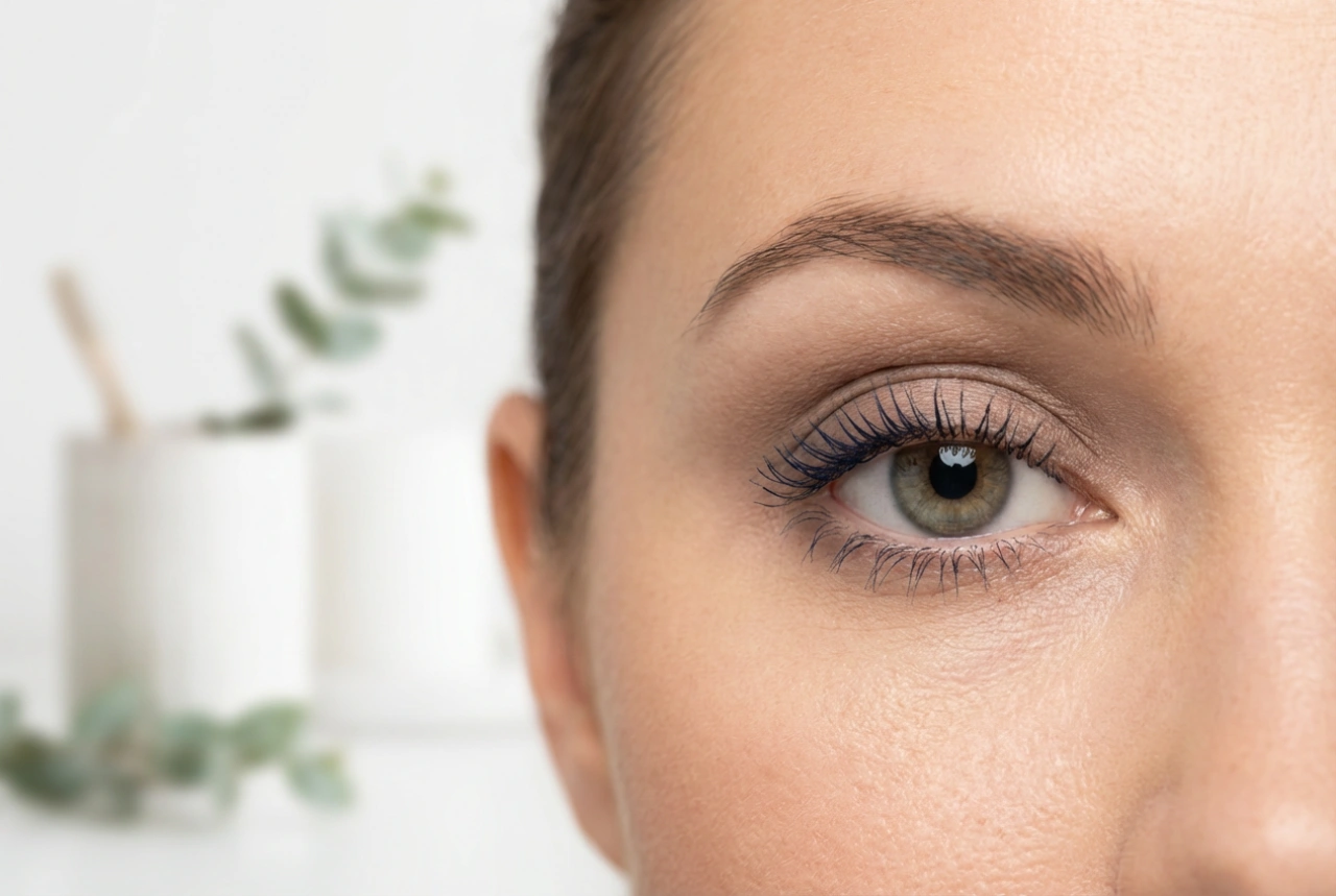 Tmavě modrá řasenka: jak sladit oční make-up a vyhnout se přehánění