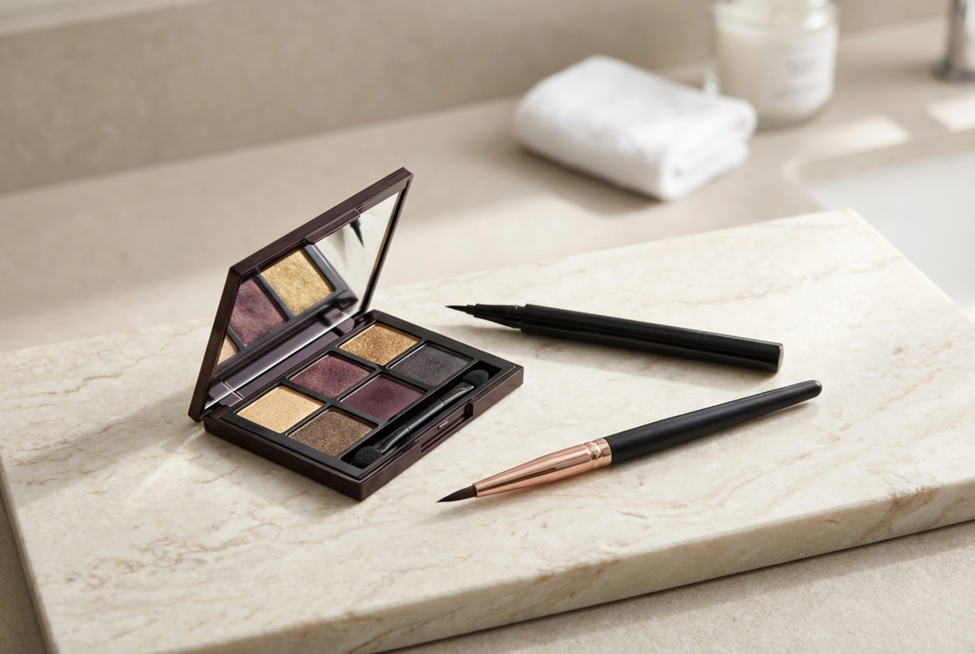 Večerní oční make-up: intenzita, třpyt a dlouhá výdrž bez opadávání