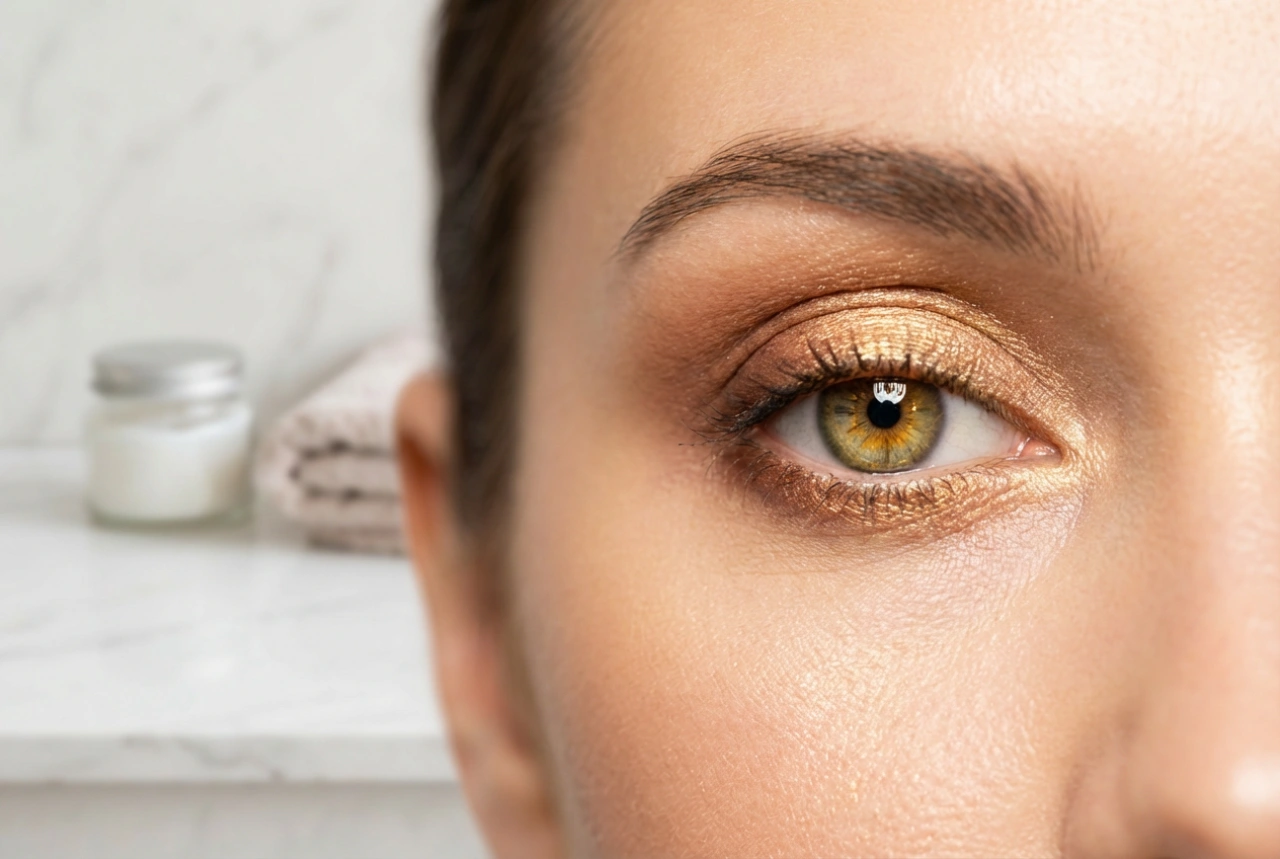 Líčení pro oříškové oči: odstíny, které zvýrazní zlaté odlesky