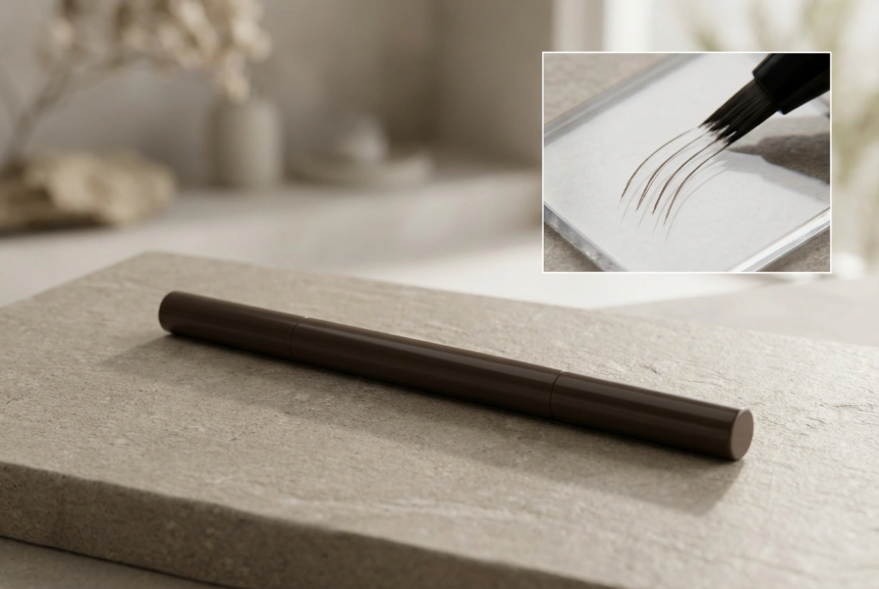 Voděodolný fix na obočí: trvanlivé vyplnění a precizní linky