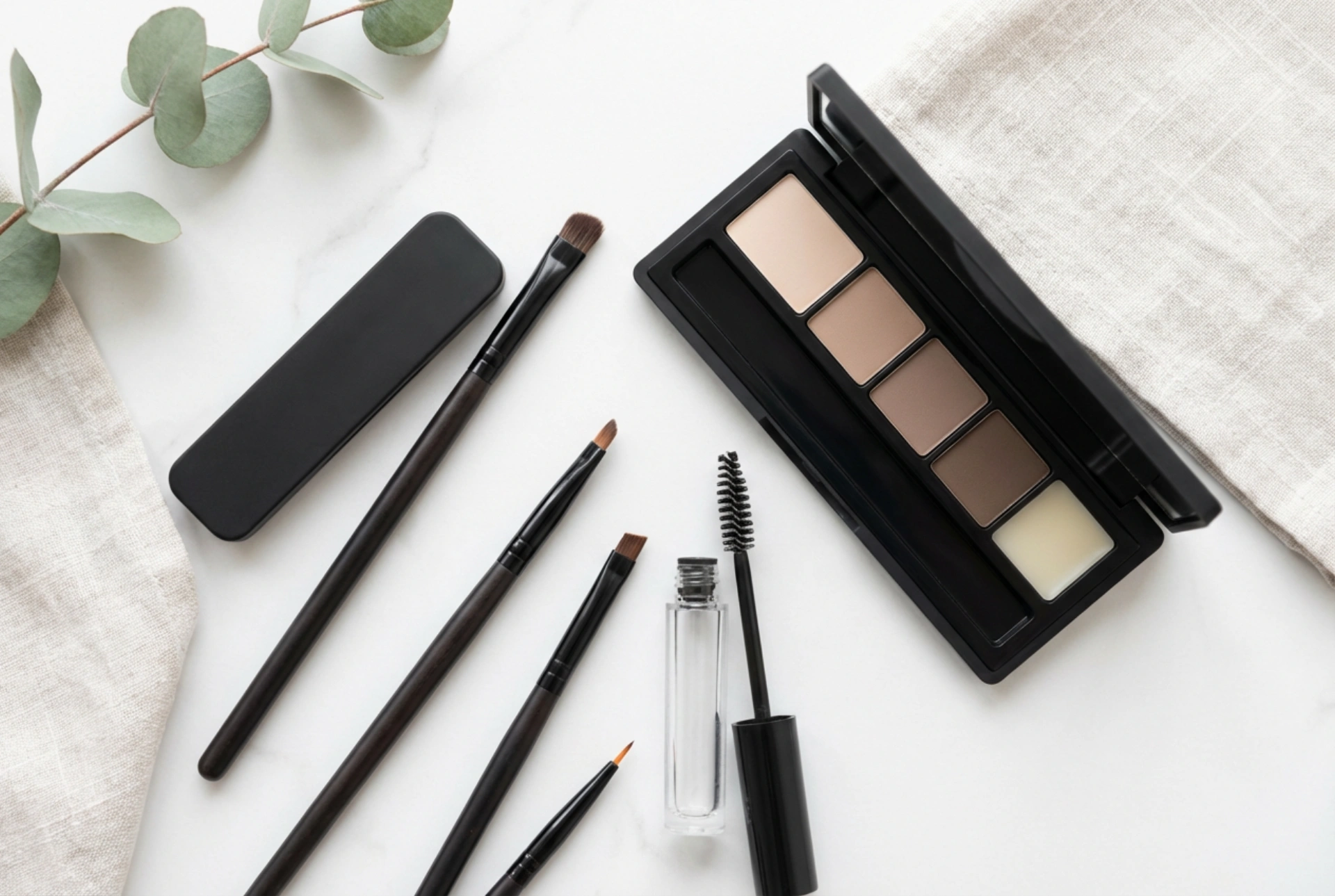 Paletka na obočí: modelování, vyplnění a fixace krok za krokem