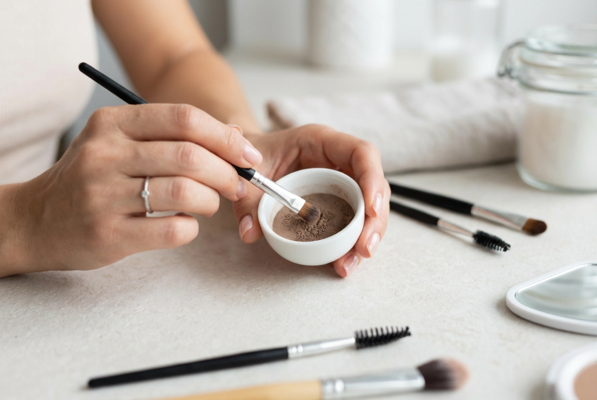 Pudrová henna na obočí: jak dosáhnout jemného ombré efektu doma