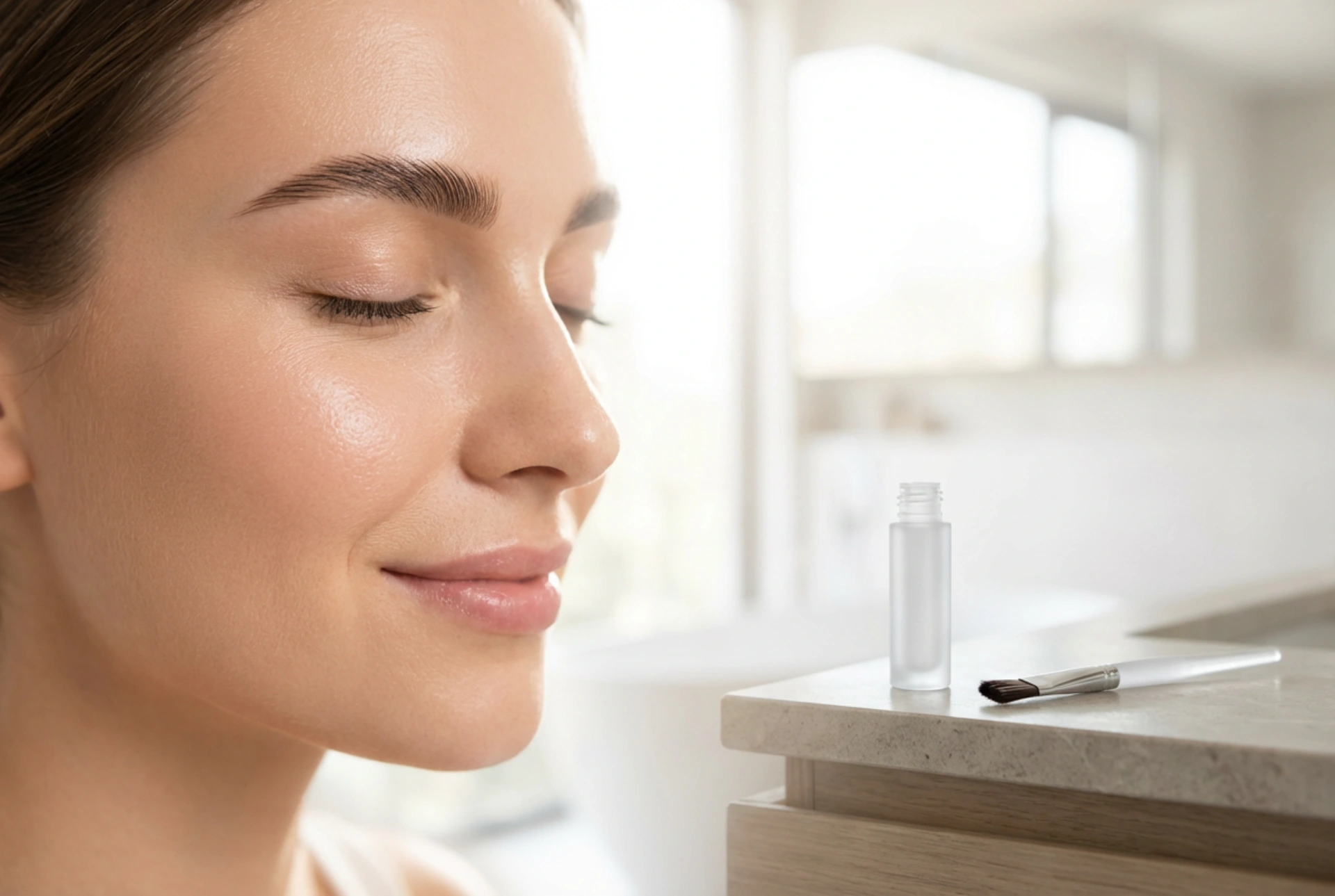 Styling obočí barvou pro začátečníky: příprava a aplikace