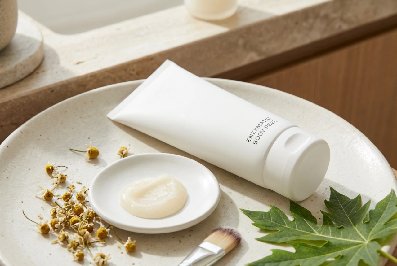 Enzymatický peeling na tělo: kdy se osvědčí a jak ho správně používat