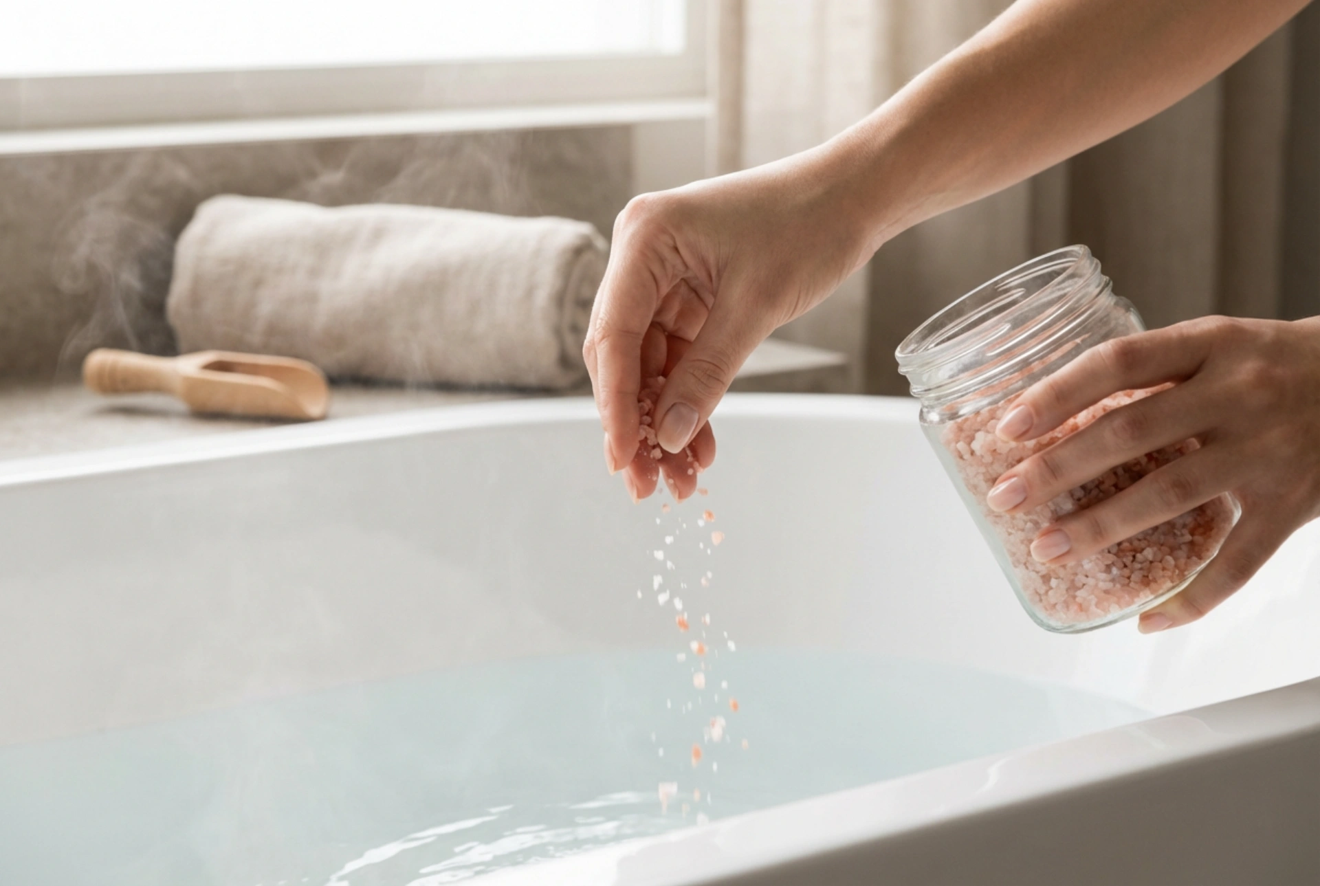 Relaxační solná koupel: Jak si připravit wellness rituál doma
