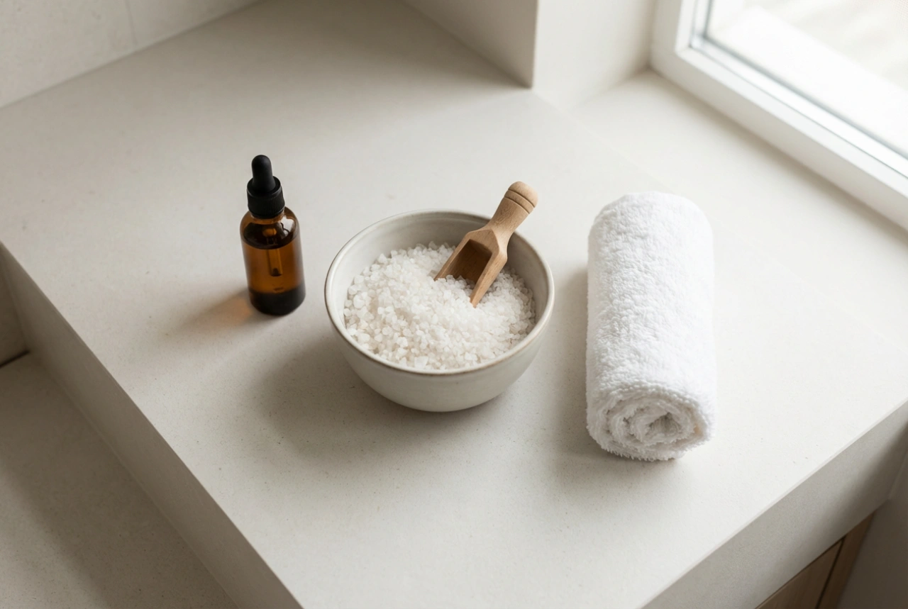 Solná koupel doma: Správné poměry, postup a následná péče